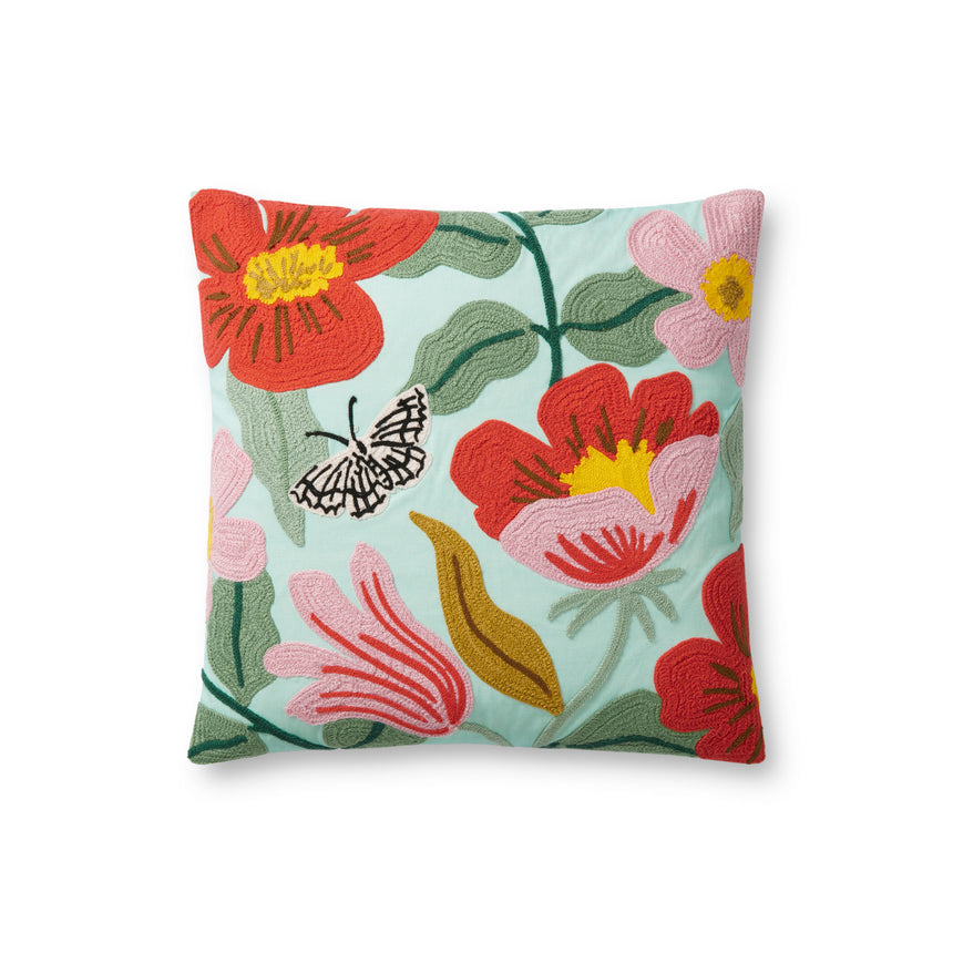 Mint / Multi Pillow