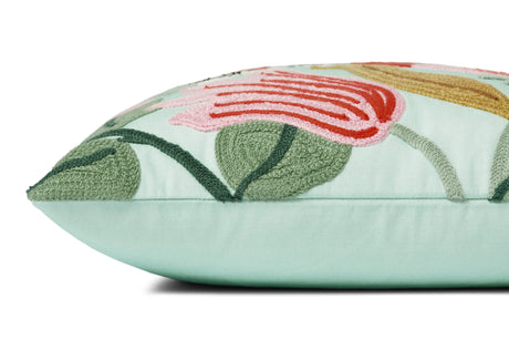 Mint / Multi Pillow