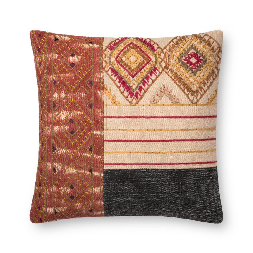 Rust / Grey Pillow
