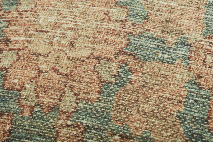 Clay Teal / Terracotta Pillow