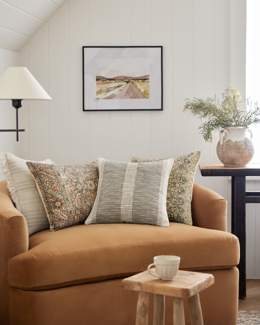 Cove Navy / Natural Pillow