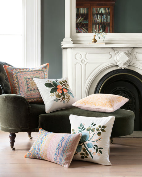 Orange / Multi Pillow