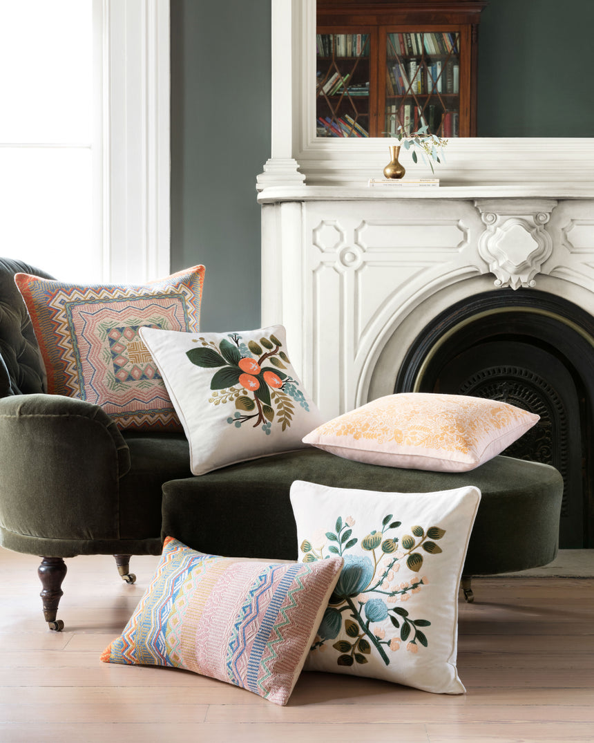 Orange / Multi Pillow