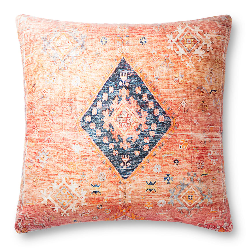 Medallion Coral / Multi Floor Pillow