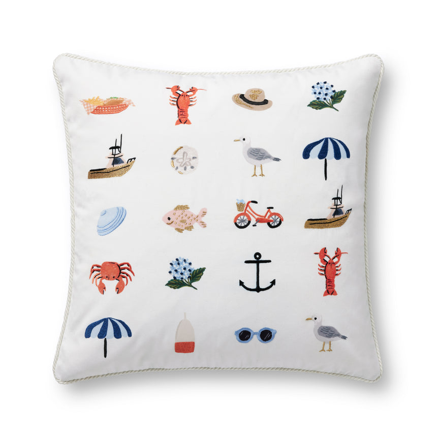 White / Multi Pillow | PRP0054