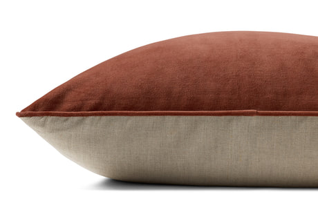 PMH1153 | Lydia Chestnut Pillow | 26" x 26"