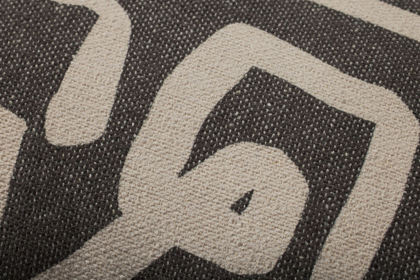 Charcoal / Natural Pillow