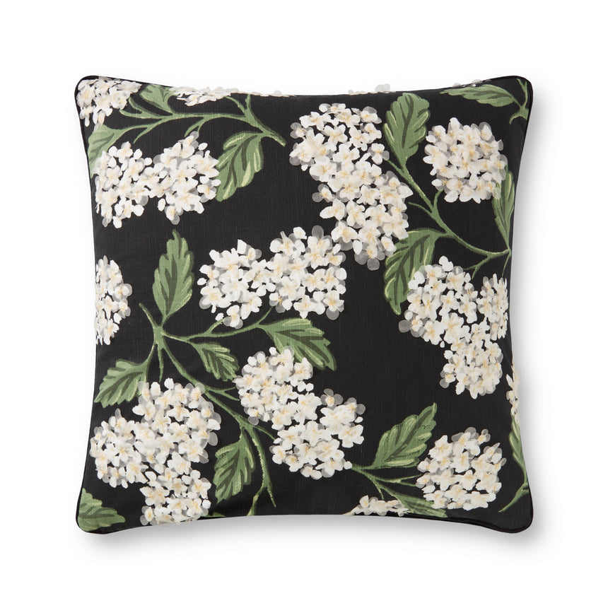 Hydrangea Black Pillow | PRP0019