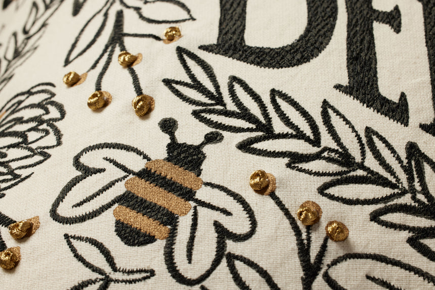 Black / Gold Pillow