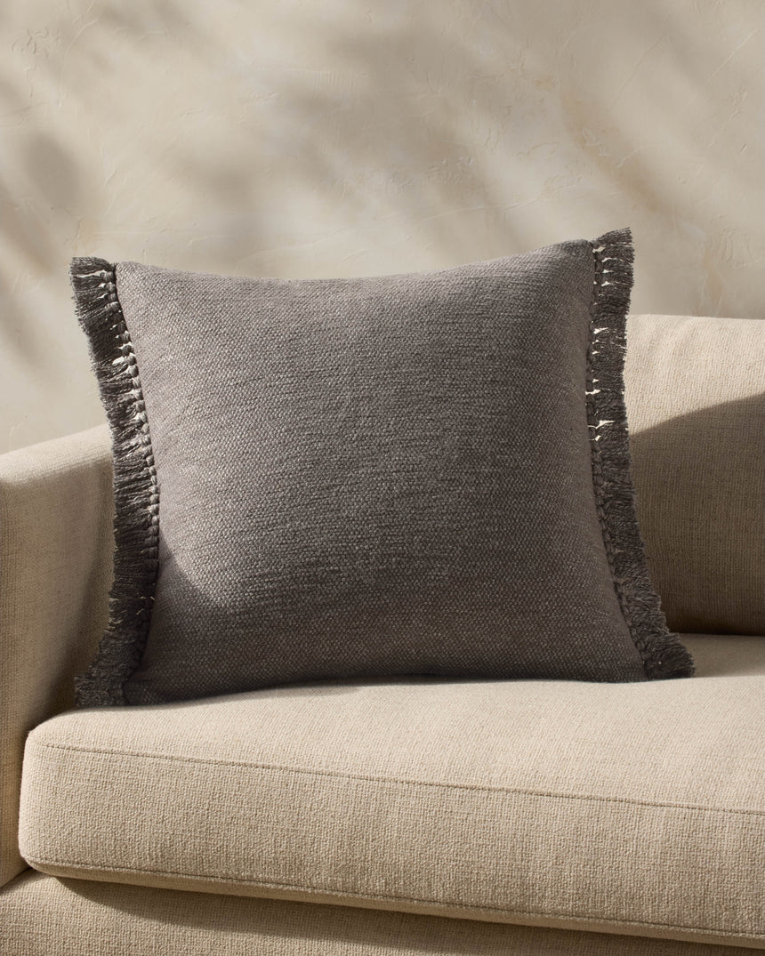 Jett Grey Pillow | PMH0063