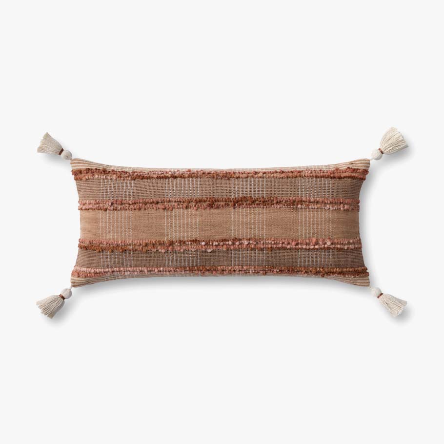 Loloi Pillow PLL0137 in 12" x 27", on white