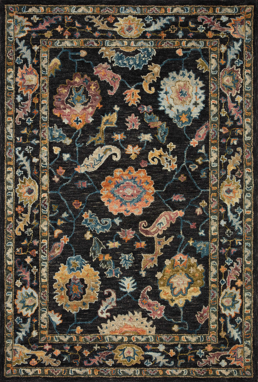 Padma Rug 01 | Black / Multi