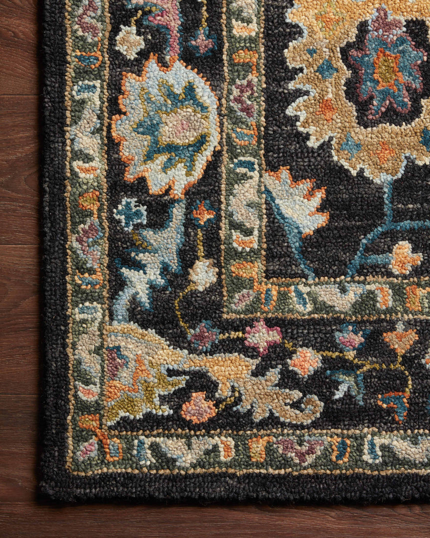 Padma Rug 01 | Black / Multi