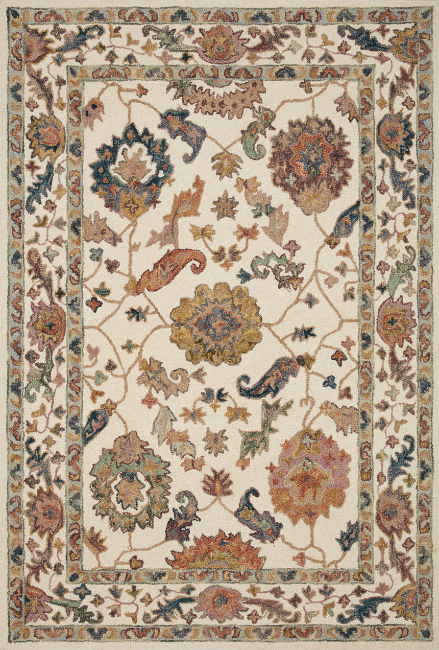 Padma Rug 01 | White / Multi