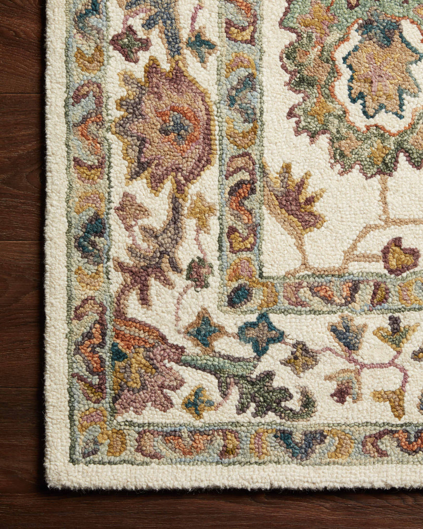 Padma Rug 01 | White / Multi
