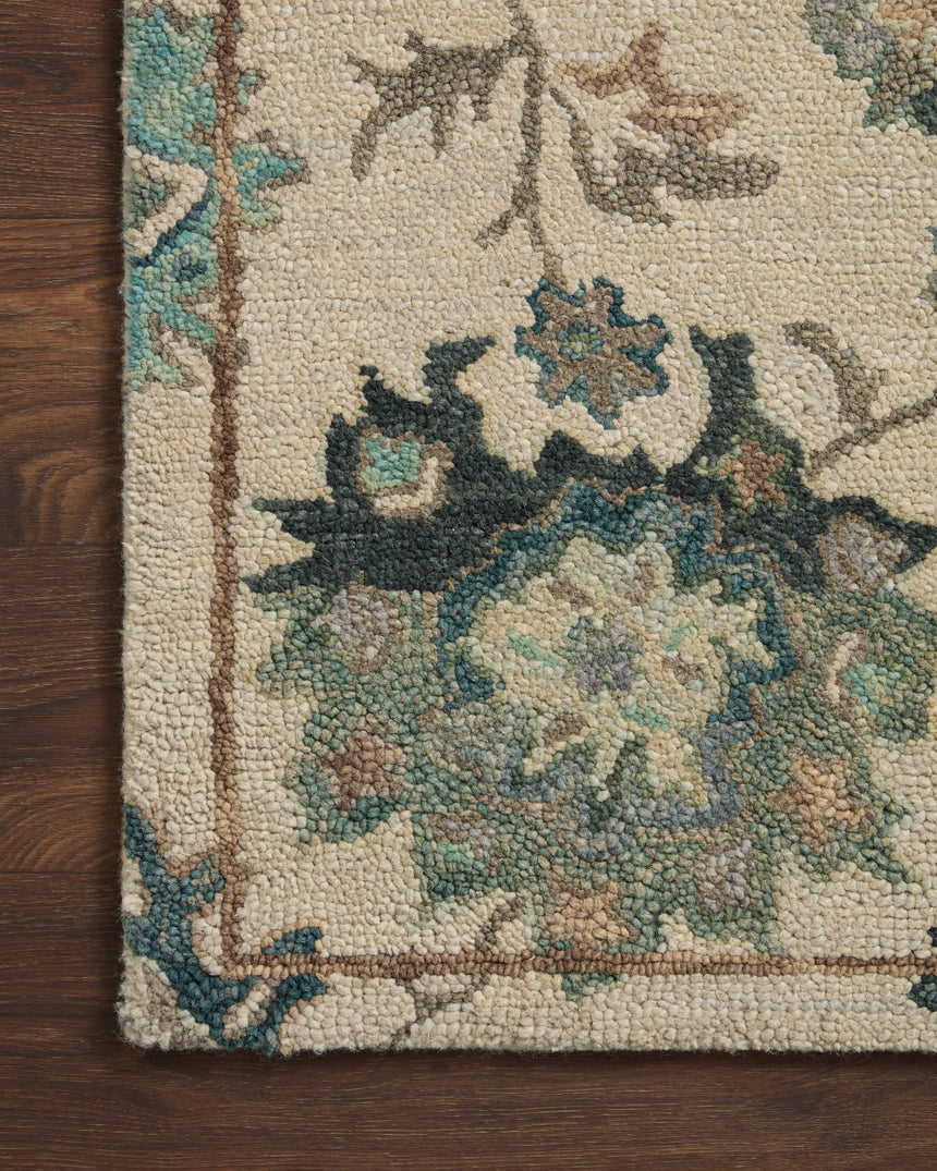 Padma Rug 03 | Ivory / Blue
