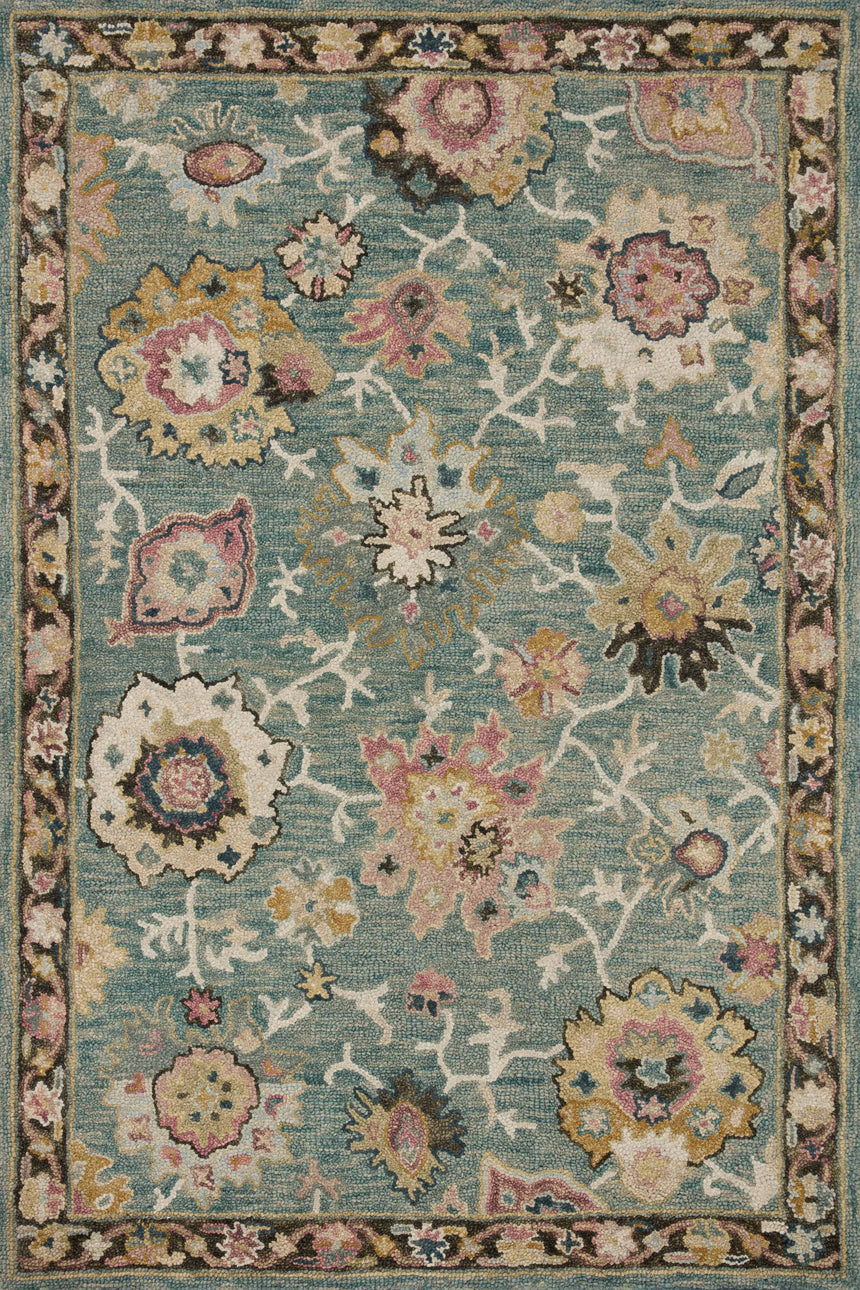 Padma Rug 04 | Teal / Multi