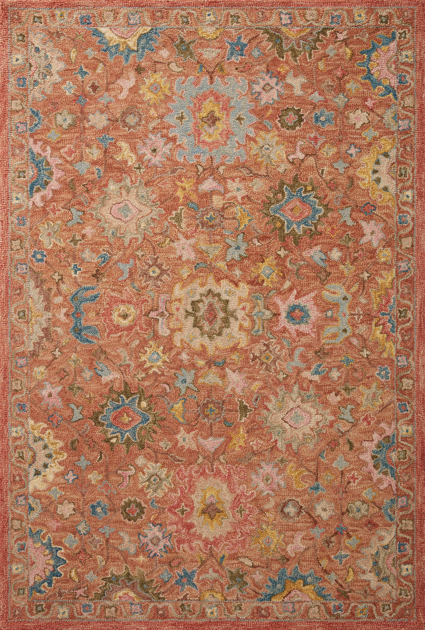Padma Rug 05 | Terracotta / Multi