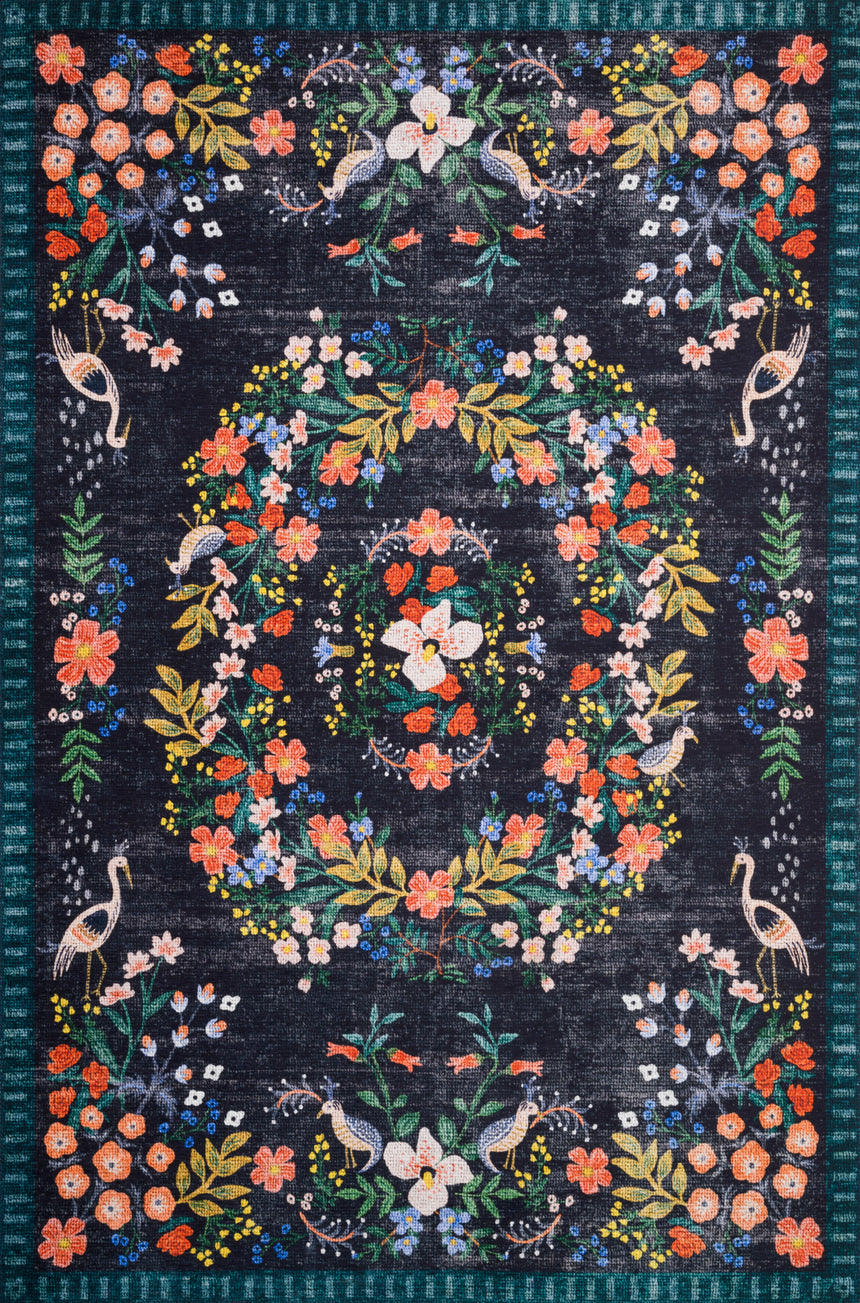 Palais Rug 03 | Black / Multi