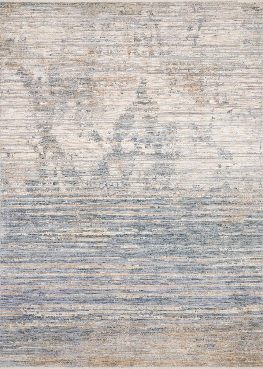 Pandora Rug 06 | Ivory / Blue