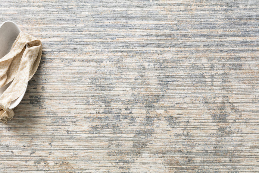 Pandora Rug 06 | Ivory / Blue