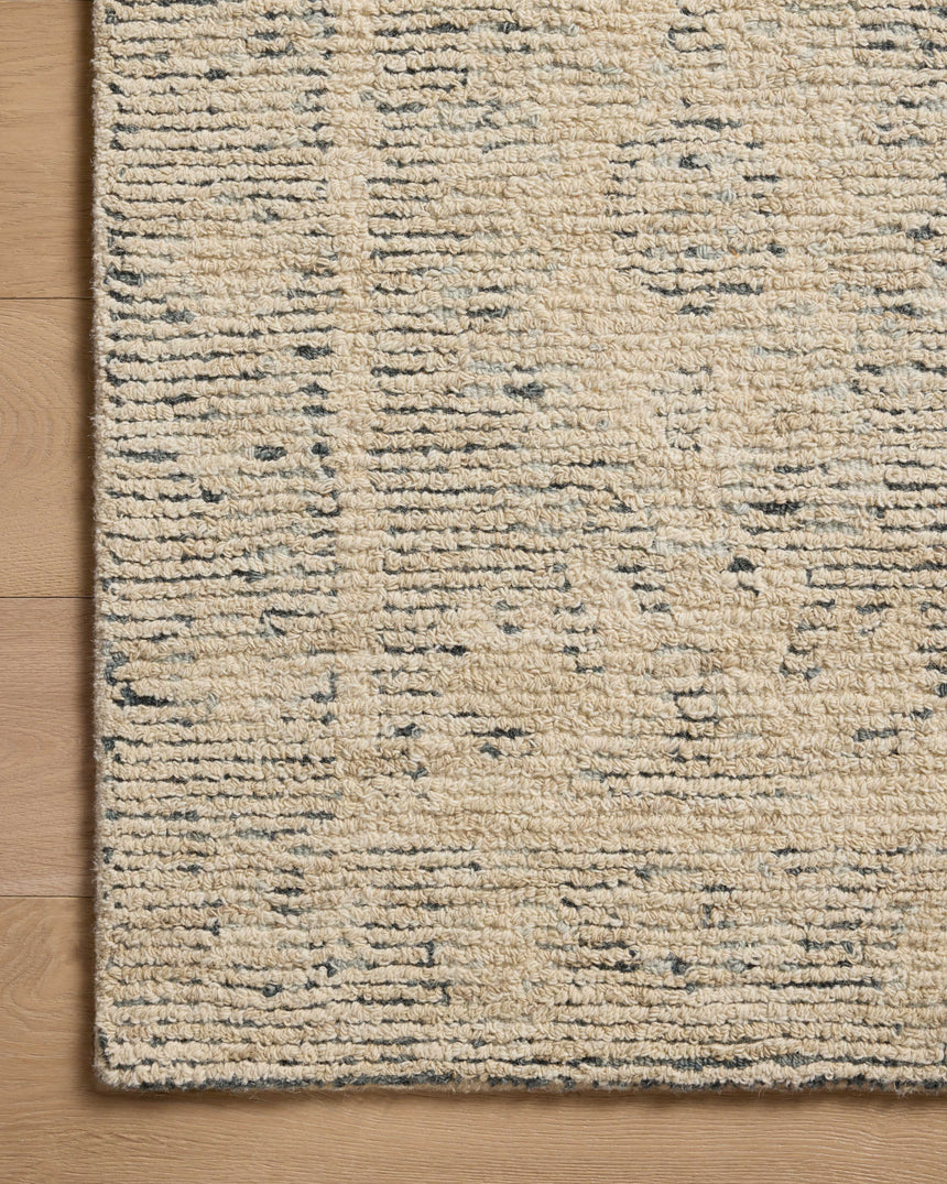 Penny Rug 03 | Blue / Natural