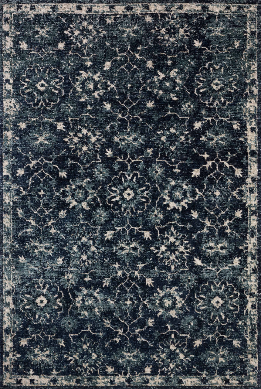 Percival Rug 02 | Navy / Ivory