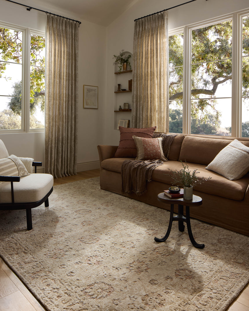Percival Rug 04 | Natural / Salmon