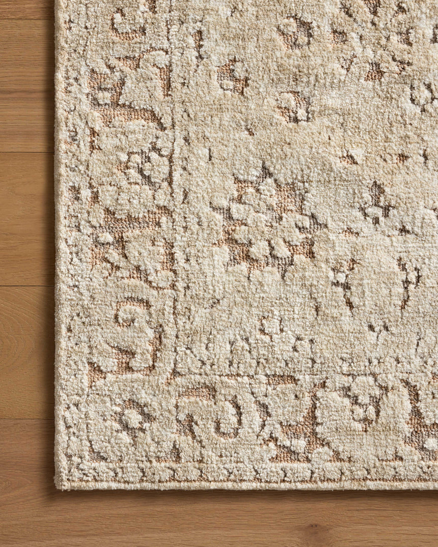 Percival Rug 04 | Natural / Salmon