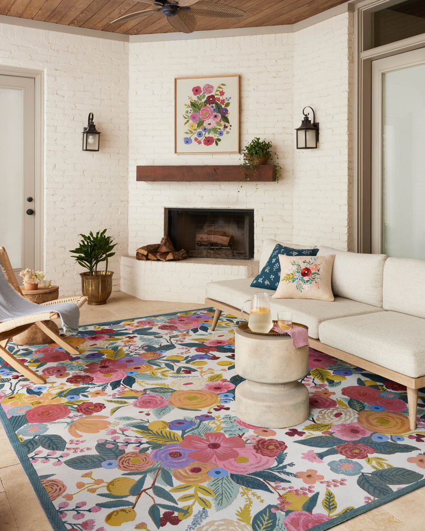 Perennial Rug 04 | Rose / Multi
