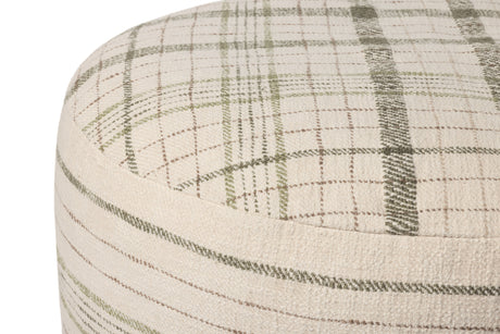 Wallace Cream Pouf | CJPF002