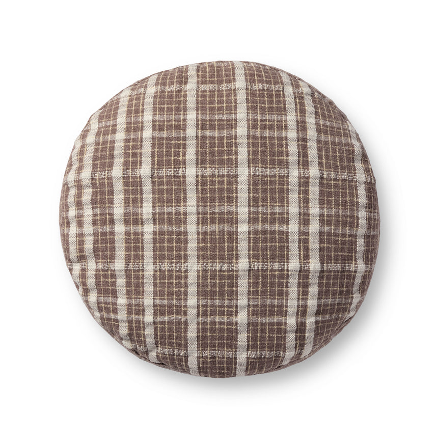 Wallace Chocolate Pouf | CJPF003