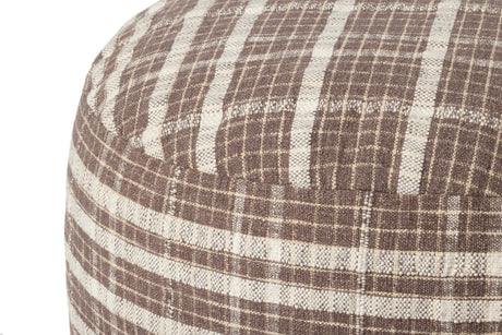 Wallace Chocolate Pouf | CJPF003