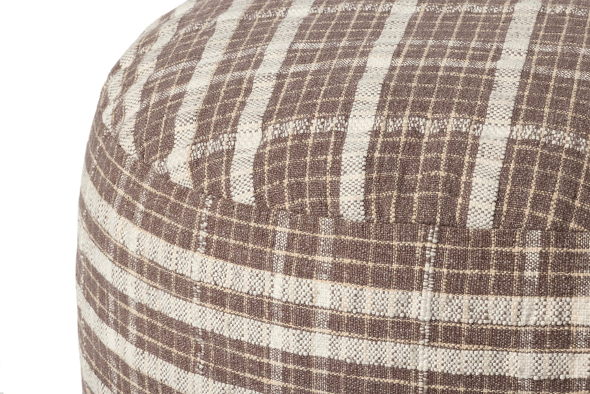 Wallace Chocolate Pouf | CJPF003