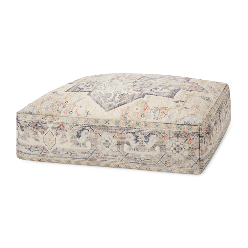 Beige / Multi Pouf | LPF0021