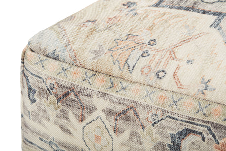 Beige / Multi Pouf | LPF0021