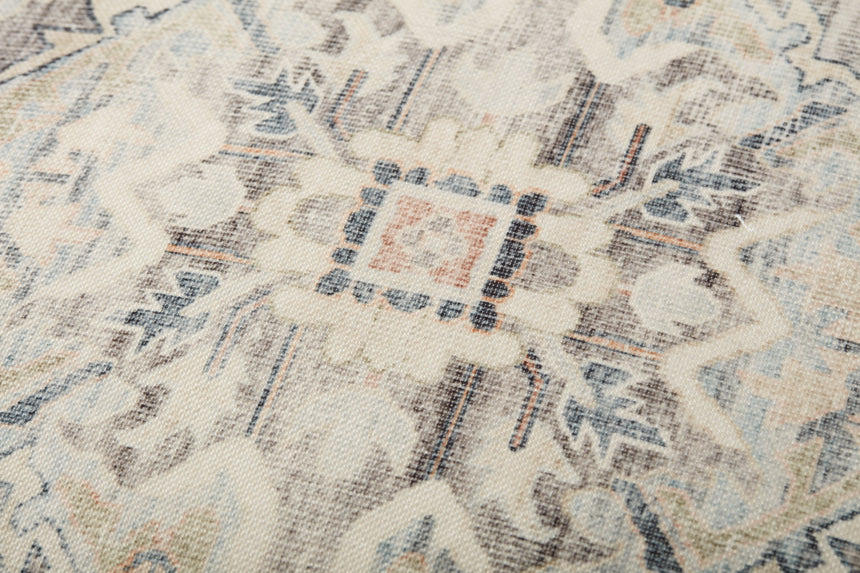 Beige / Multi Pouf | LPF0021