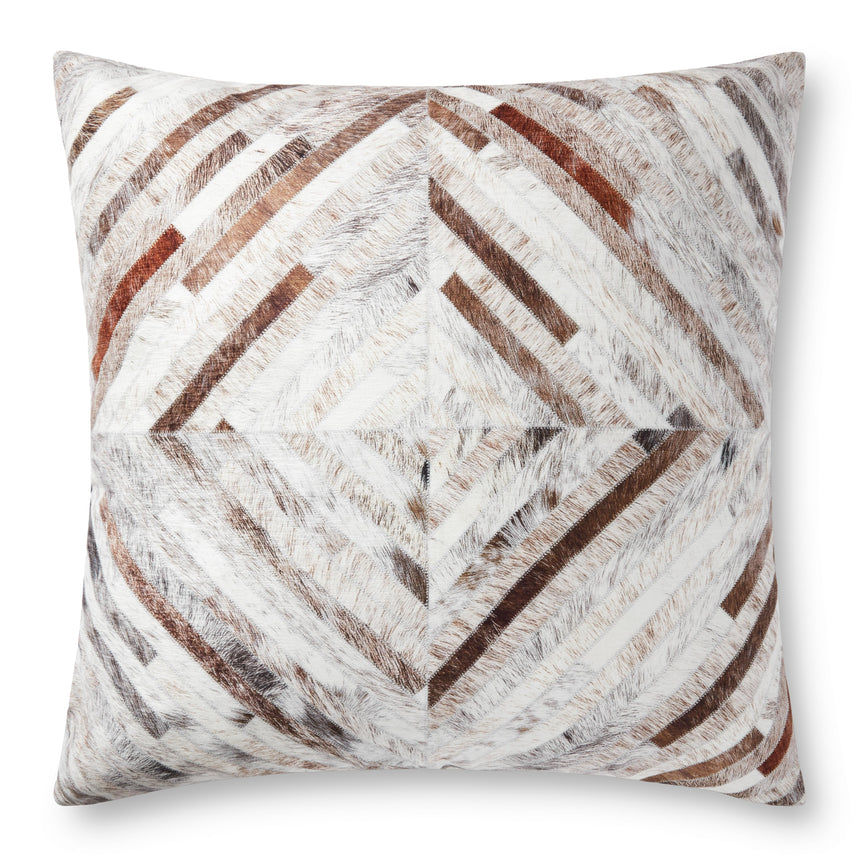 Faux Cowhide Floor Pillow
