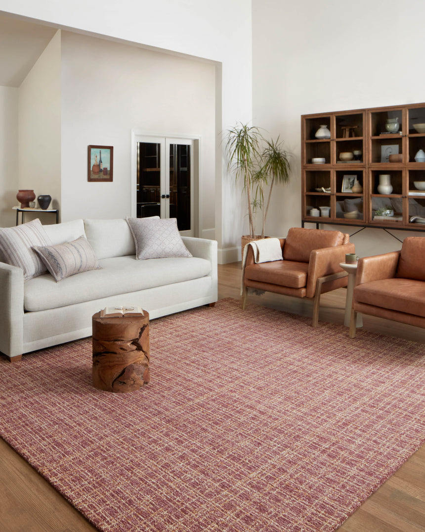 Polly Rug 03 | Berry / Natural