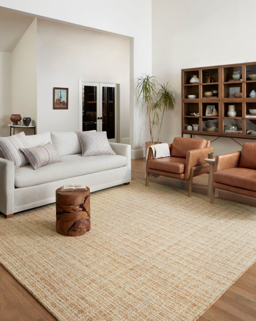 Polly Rug 03 | Straw / Ivory