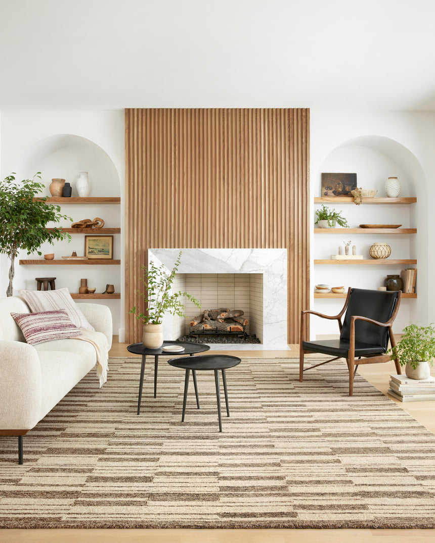 Polly Rug 04 | Beige / Tobacco