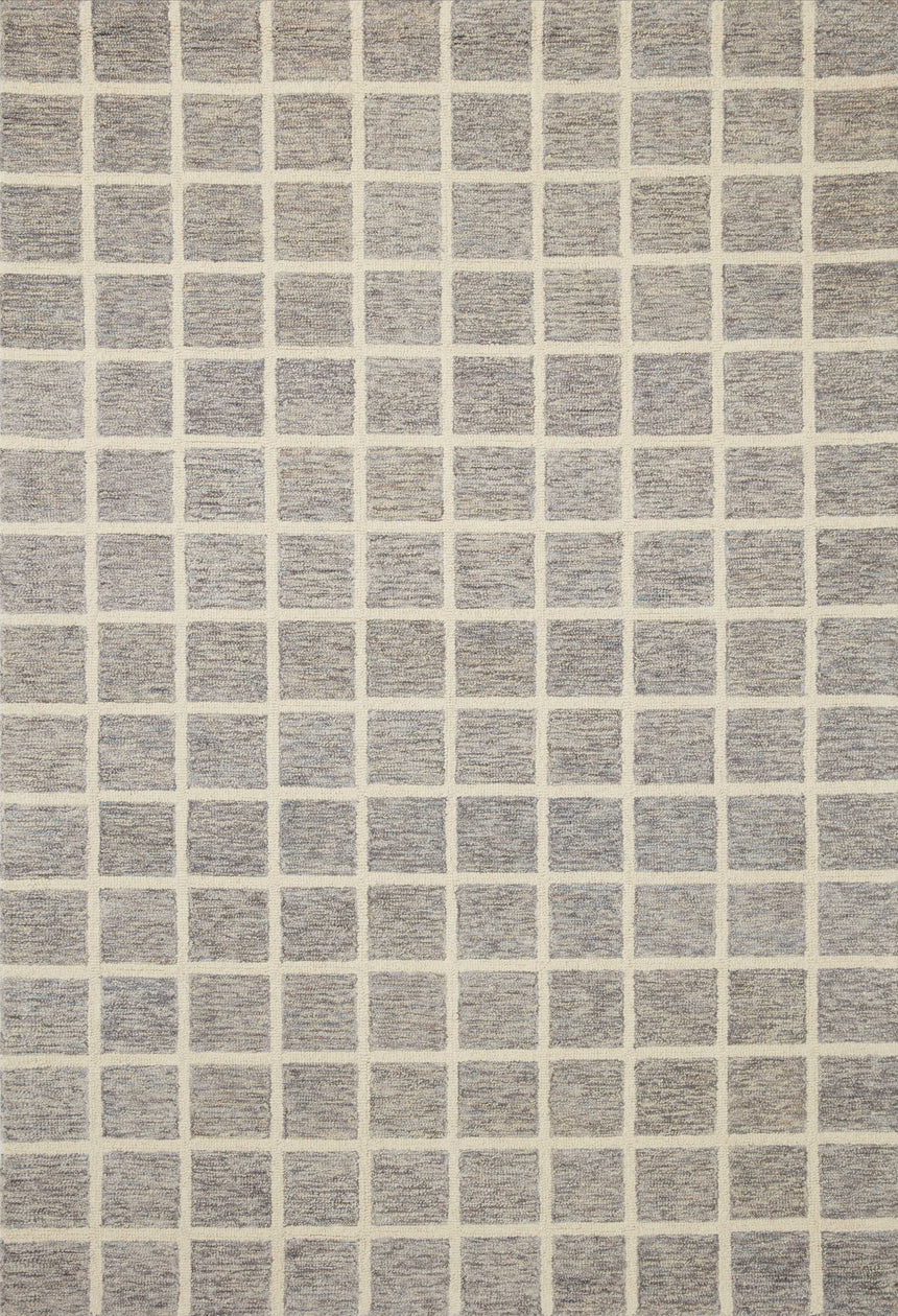 Polly Rug 05 | Slate / Ivory