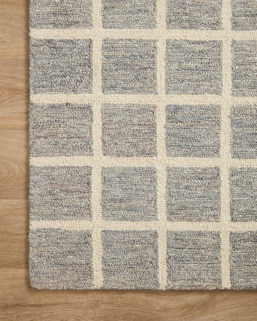 Polly Rug 05 | Slate / Ivory