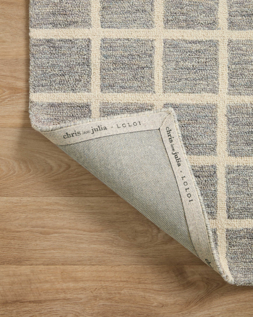 Polly Rug 05 | Slate / Ivory