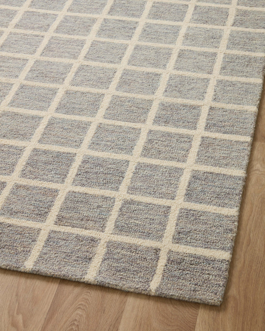 Polly Rug 05 | Slate / Ivory