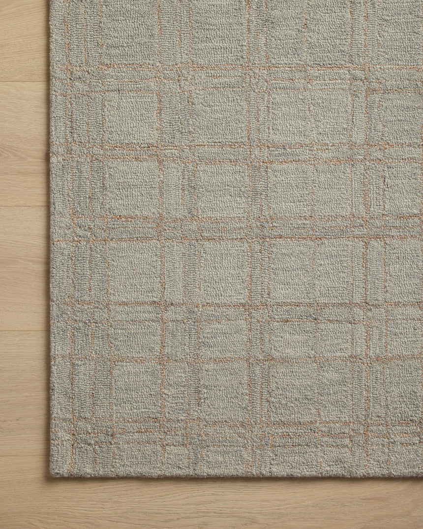 Polly Rug 09 | Fog / Wheat