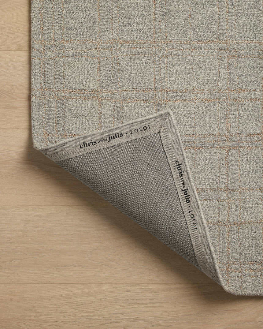 Polly Rug 09 | Fog / Wheat
