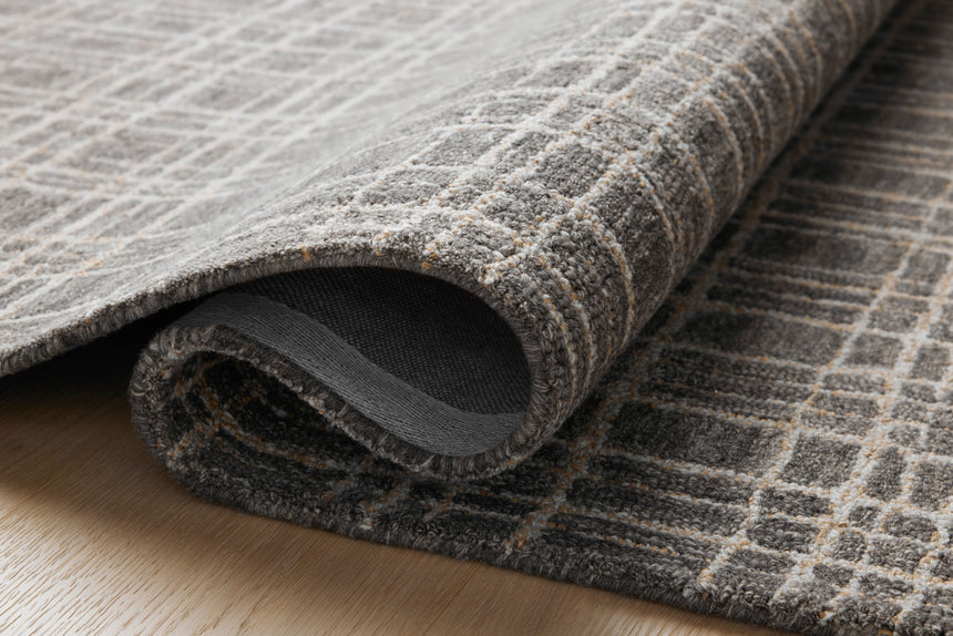 Polly Rug 11 | Graphite / Pebble