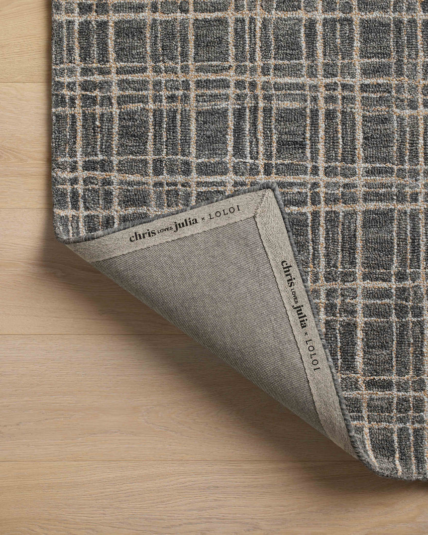Polly Rug 11 | Graphite / Pebble