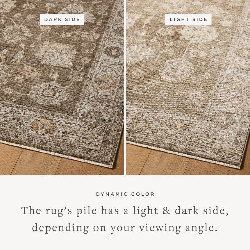 Priscilla Rug 01 | Bark / Ivory